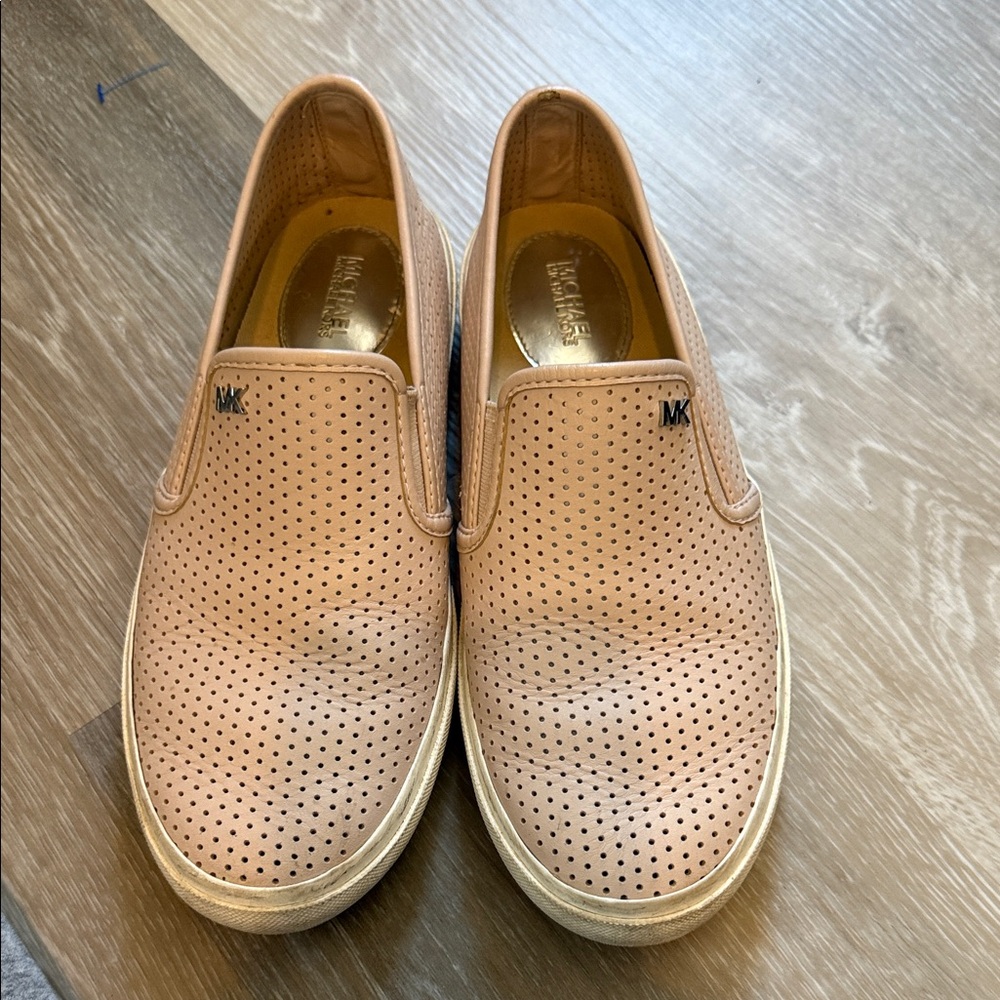 Michael Kors Blush Perforated Loafers